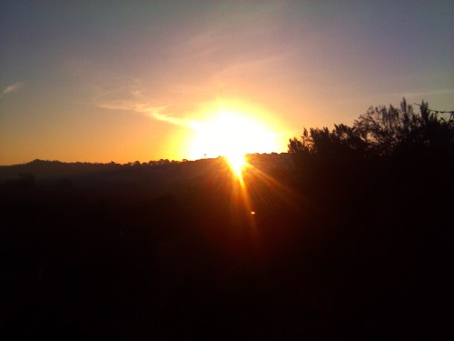 January 2014 sunrise, new year sunrise