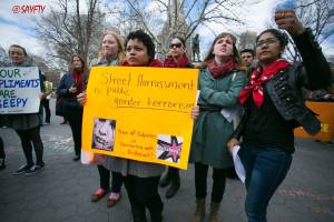 Street Harassment Protest. Photo credit: Sayfty