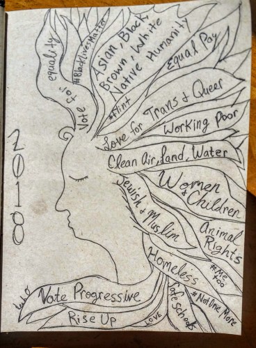 intersectional hair illustration