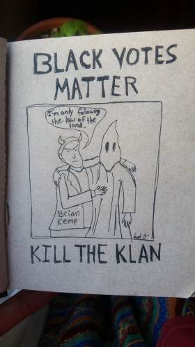 vote brian kemp governor cartoon